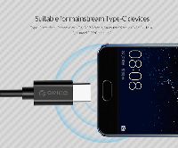 Orico кабел Cable USB2.0 A/M to USB3.1 Type-C 1m - BTC-10-BK