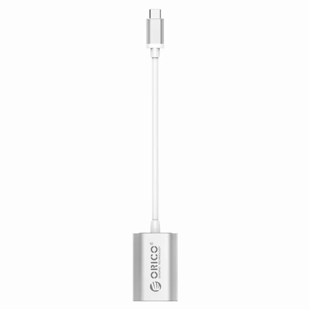 Orico адаптер Adapter - USB 3.1 Type C -> VGA F, silver - XC-102