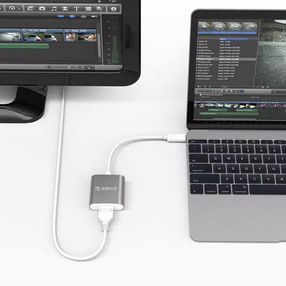 Orico адаптер Adapter - USB 3.1 Type C -> HDMI F, gray - RCH-SG