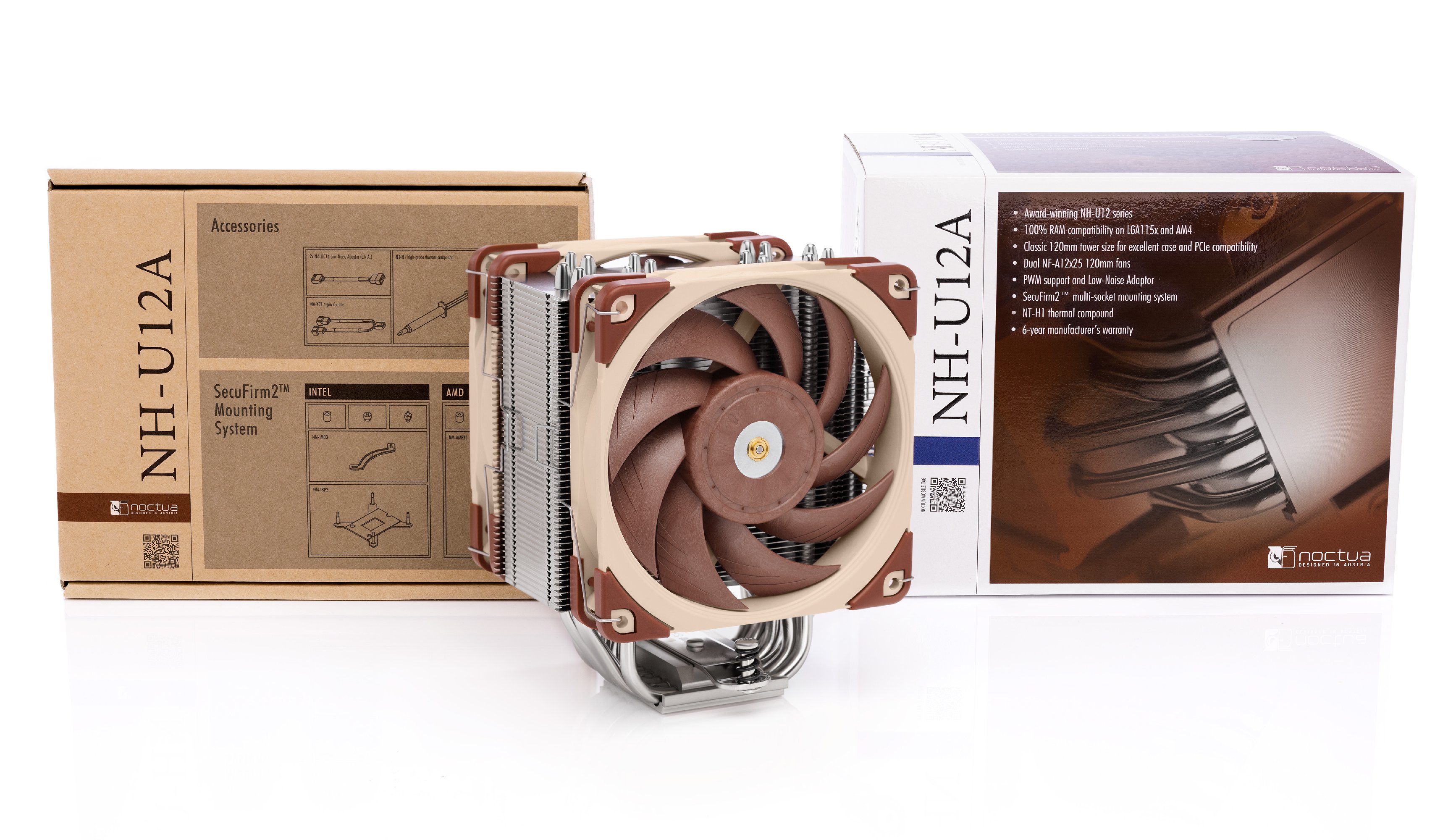 Охлаждане за процесор Noctua NH-U12A Dual Fans