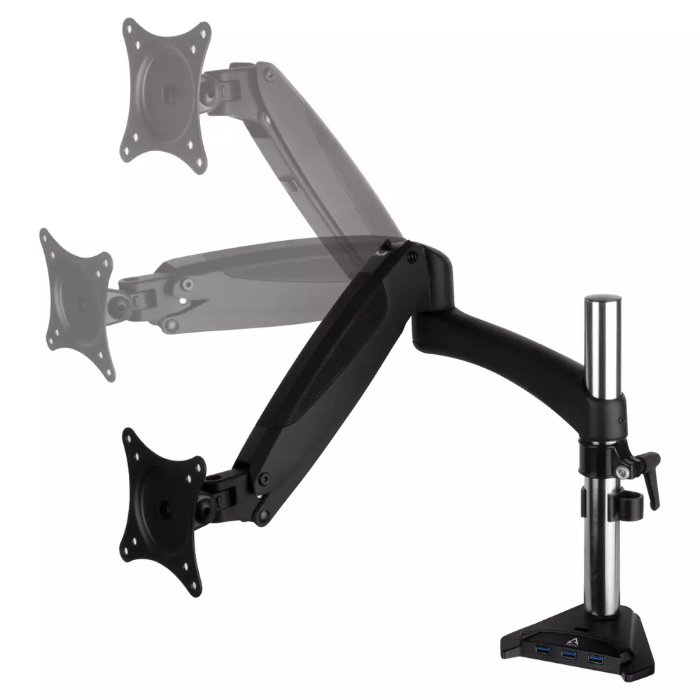 Arctic Стойка за монитор Desk Mount Monitor Stand 4xUSB3.0 - Z1 3D - Gen 3