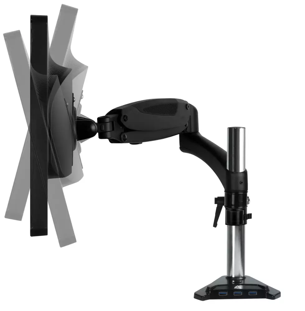 Arctic Стойка за монитор Desk Mount Monitor Stand 4xUSB3.0 - Z1 3D - Gen 3
