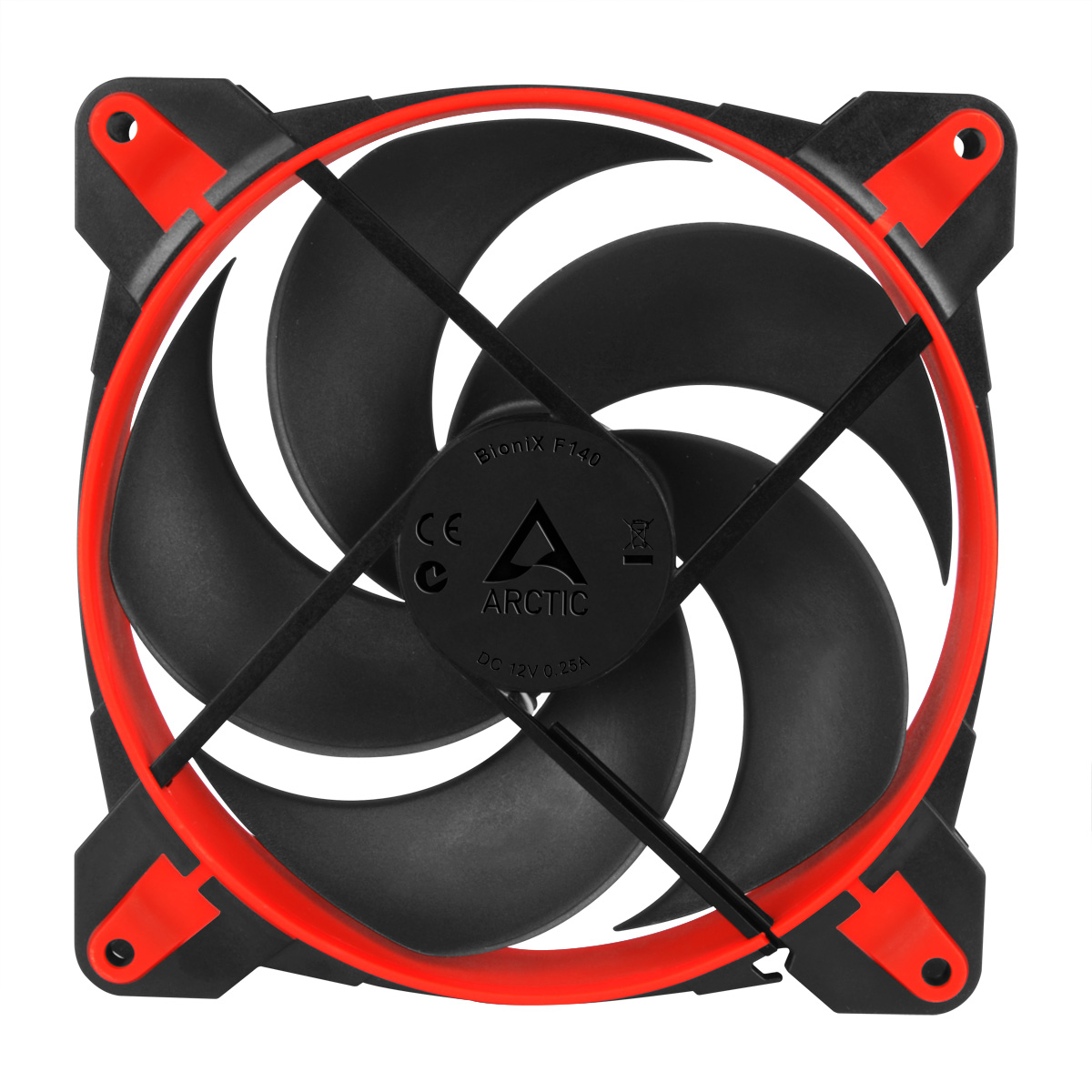 Вентилатор Arctic 140mm BioniX P140 PWM PST - Red