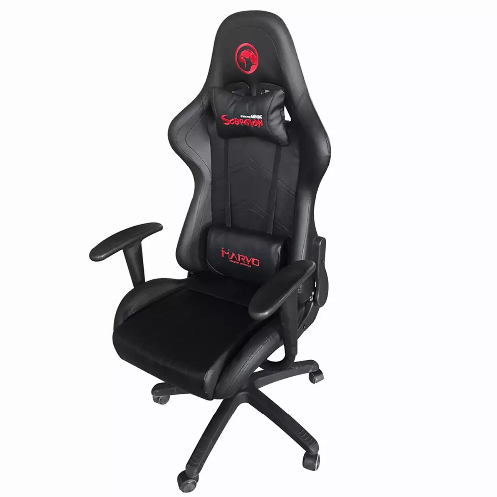 Геймърски стол Marvo CH-106 Black - MARVO-CH-106-BK