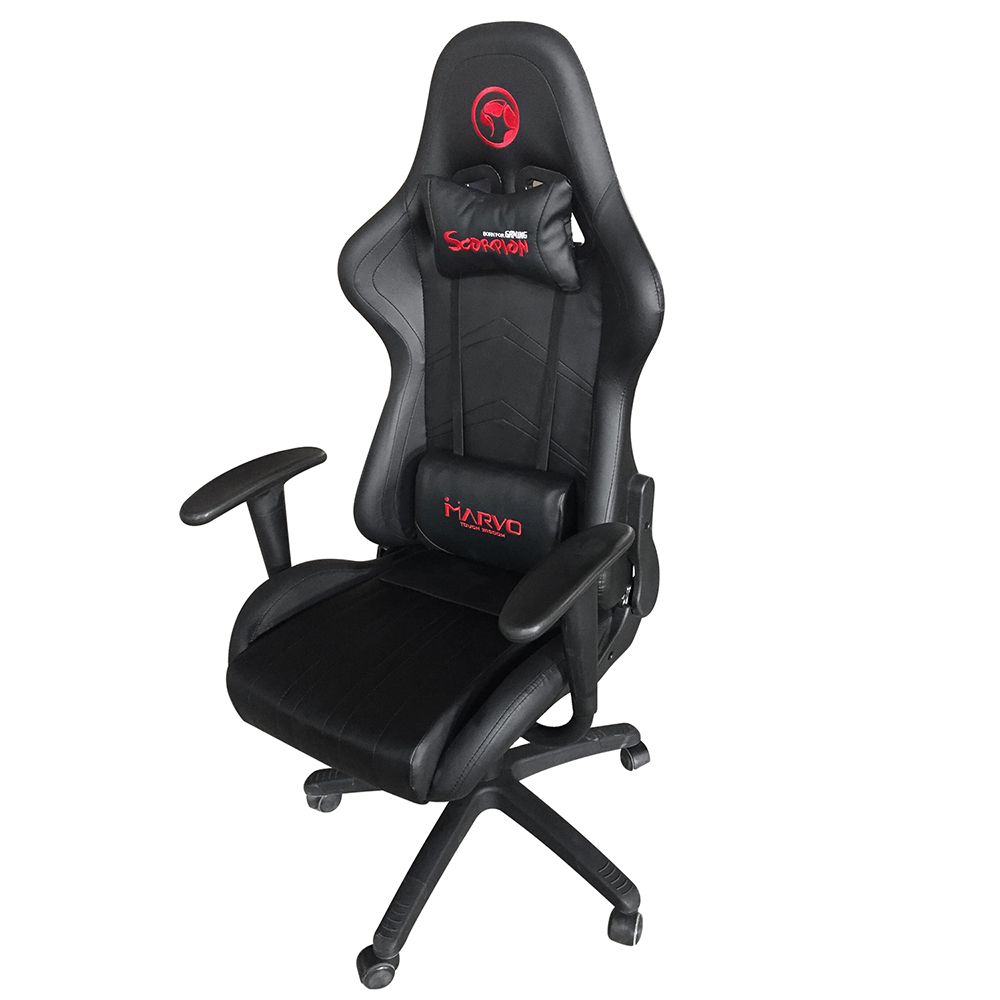 Геймърски стол Marvo CH-106 Black - MARVO-CH-106-BK