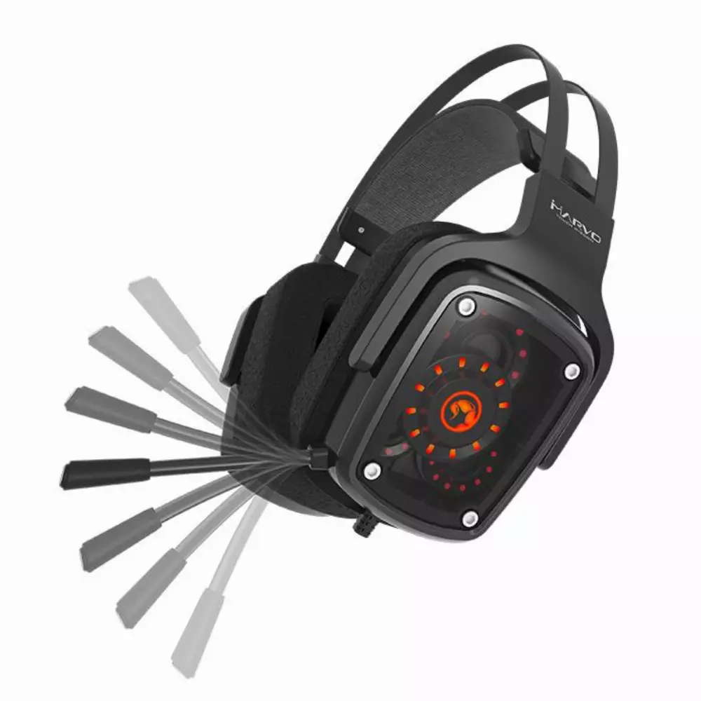 Marvo геймърски слушалки Gaming Headphones HG9046 - TRUE 7.1, backlight