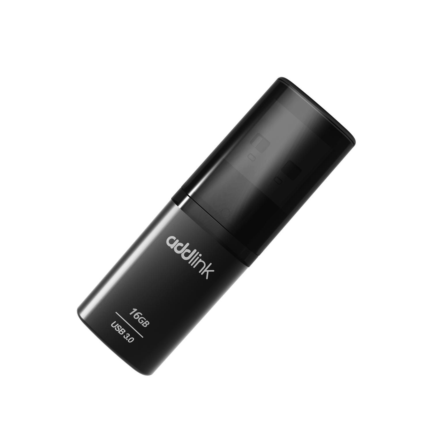 Addlink флашка Flash U55 16GB USB 3.0 Aluminium Black - ad16GBU55B3