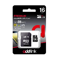 Addlink карта памет microSDHC 16GB UHS-1 Class 10 Adapter  - ad16GBMSH310A