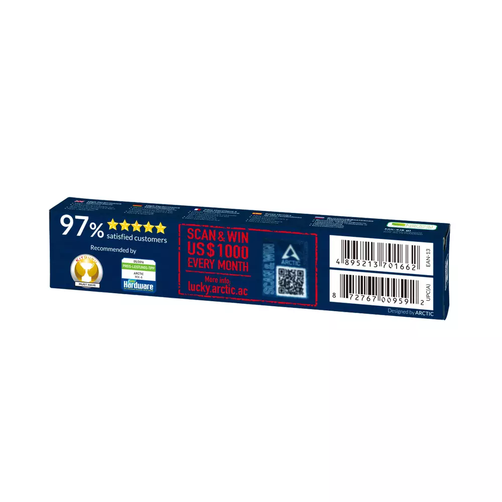 Термо паста Arctic MX-4 Thermal Compound 2019 Edition 8gr