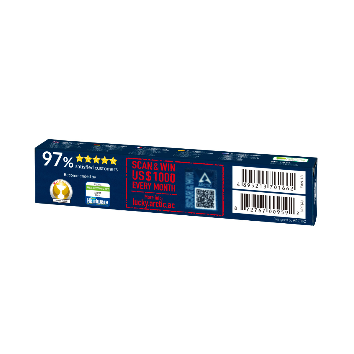Термо паста Arctic MX-4 Thermal Compound 2019 Edition 8gr