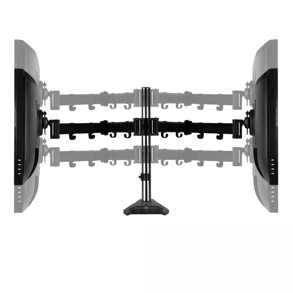 Arctic стойка за два монитора Desk Mount Dual Monitor 4xUSB3.0 - Z2 Pro - Gen 3