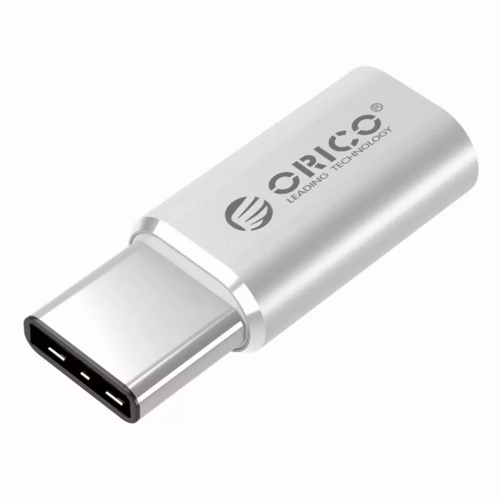 Orico преходник Adapter Type C Male to Micro USB Female - CTM1-SV