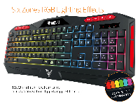 Геймърска клавиатура GAMDIAS ARES P1 RGB