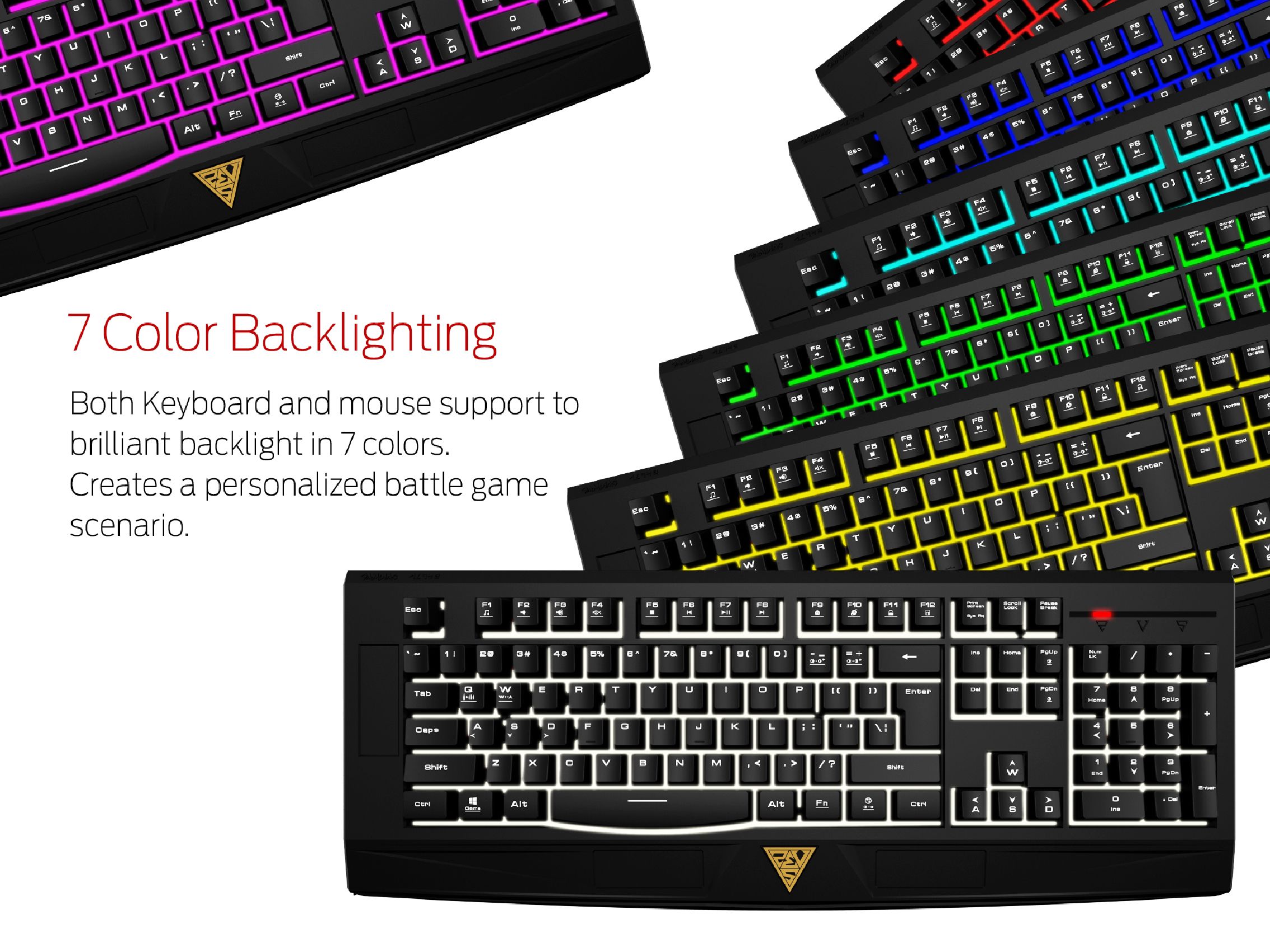 Геймърски комплект Gamdias ARES 7 Color + EREBOS LE ESSENTIAL COMBO