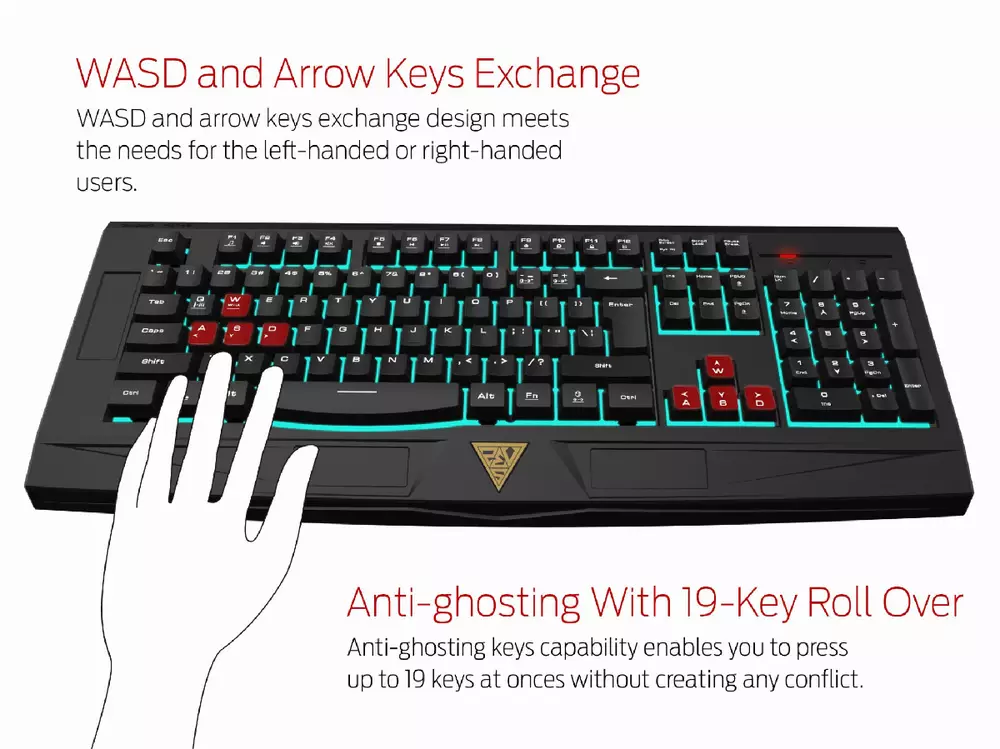 Геймърски комплект Gamdias ARES 7 Color + EREBOS LE ESSENTIAL COMBO