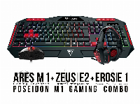 Gamdias геймърски комплект Gaming COMBO - POSEIDON M1 COMBO - Keyboard + Mouse + Headphones