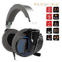 Геймърски слушалки Gamdias HEPHAESTUS P1 RGB Virtual 7.1