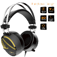 Gamdias геймърски слушалки Gaming Heaphones - HEBE M1 RGB Virtual 7.1 / Vibration