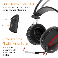 Геймърски слушалки Gamdias HEBE E1 RGB