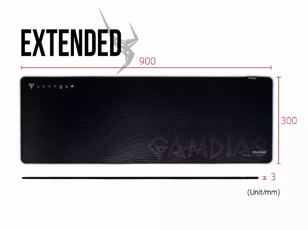 Геймърски пад Gamdias NYX P1 - XXL