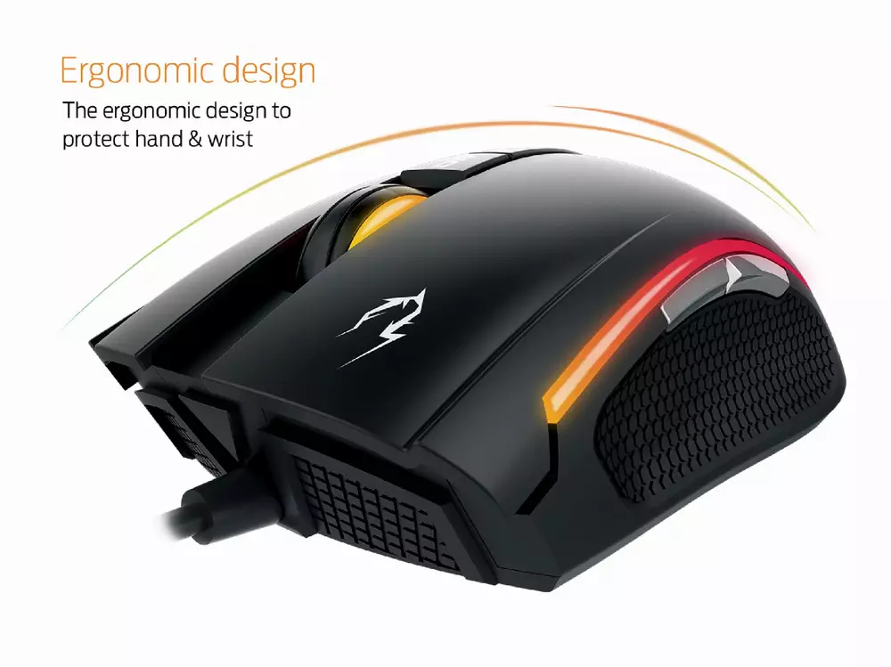 Геймърска мишка с пад Gamdias  ZEUS E2 OPTICAL + PAD NYX E1