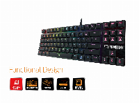 Геймърска механична клавиатура GAMDIAS Hermes M3 RGB - Blue суичове