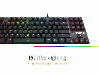 Геймърска механична клавиатура GAMDIAS Hermes M3 RGB - Blue суичове