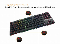 Геймърска механична клавиатура GAMDIAS Hermes M3 RGB - Blue суичове