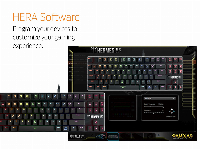 Геймърска механична клавиатура GAMDIAS Hermes M3 RGB - Blue суичове