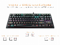 Геймърска механична клавиатура GAMDIAS Hermes E2