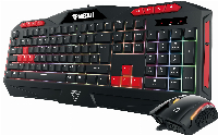 Комплект геймърски мишка и клавиатура Gamdias - ARES M1 + ZEUS E2