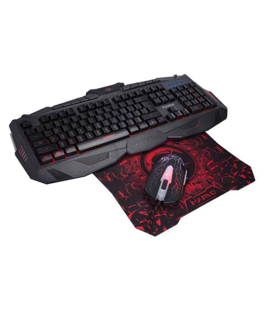 Σετ gaming ποντικιού, πληκτρολογίου και pad Marvo KM400+G1 3-in-1