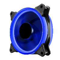 Вентилатор Makki 120mm - BLUE LED Double Ring