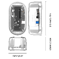  Докинг станция 6139U3-CR Storage HDD/SSD 2.5"/3.5" USB 3.0 transparent