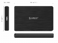 Orico външна кутия за диск Storage - Case - 2.5 inch USB3.0 Black - 2189U3-BK