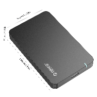 Orico външна кутия за диск Storage - Case - 2.5 inch USB3.0 Black - 2569S3-BK
