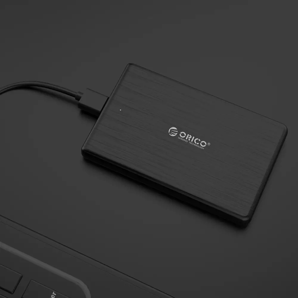 Orico външна кутия за диск Storage - Case - 2.5 inch TYPE C Black- 2189C3-BK