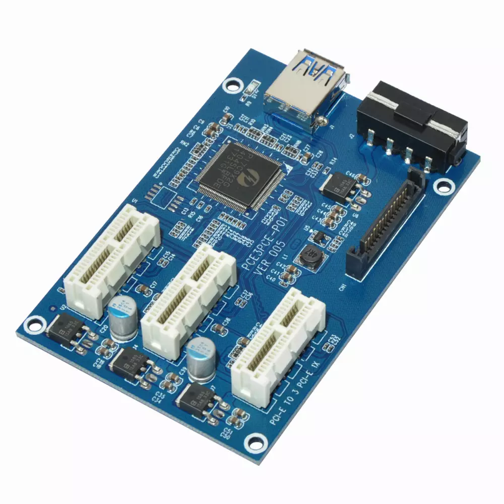 Makki Mining PCI-E splitter 3X - MAKKI-MINING-PCIE-3X-v005