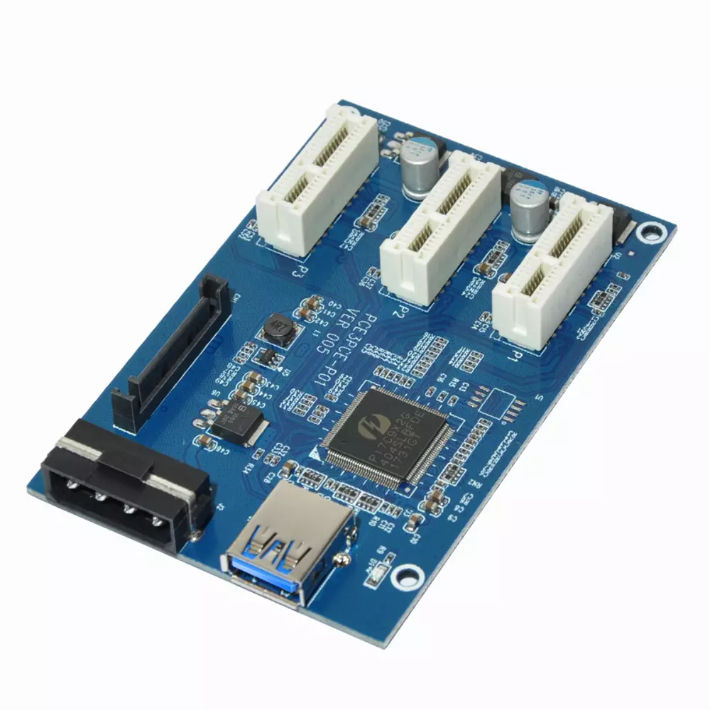Makki Mining PCI-E splitter 3X - MAKKI-MINING-PCIE-3X-v005