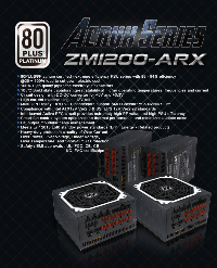 Захранване Zalman ZM-1200 1200W 80+ Platinum ARX PSU
