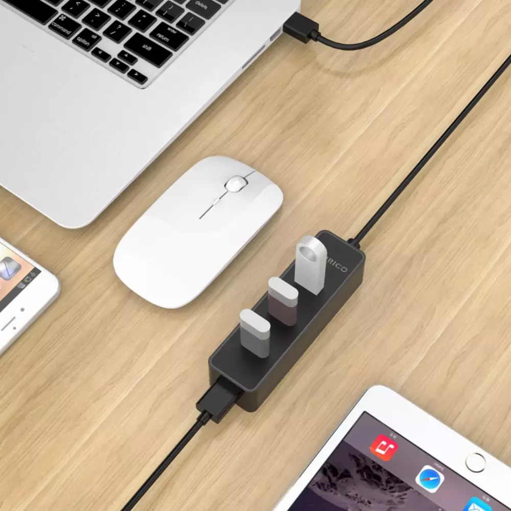 Orico хъб USB3.0 HUB 4 port - W5PH4-U3
