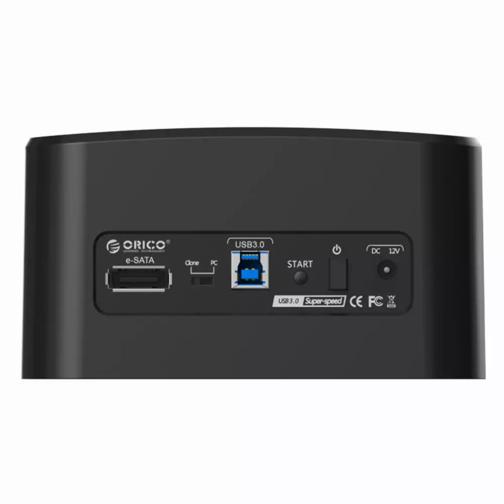 Orico докинг станция Storage - HDD/SSD Dock - 2 BAY Clone eSATA/USB3.0 - 8628SUS3-C