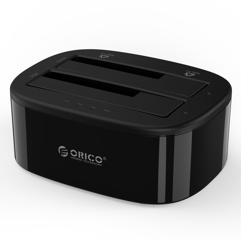Докинг станция Orico 6228US3-C Storage HDD/SSD Dock 2 BAY Clone 2.5/3.5 USB3.0 