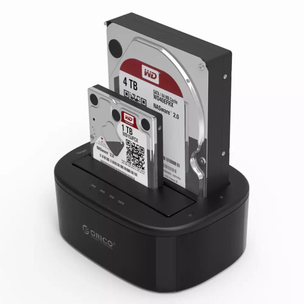 Докинг станция Orico 6228US3-C Storage HDD/SSD Dock 2 BAY Clone 2.5/3.5 USB3.0