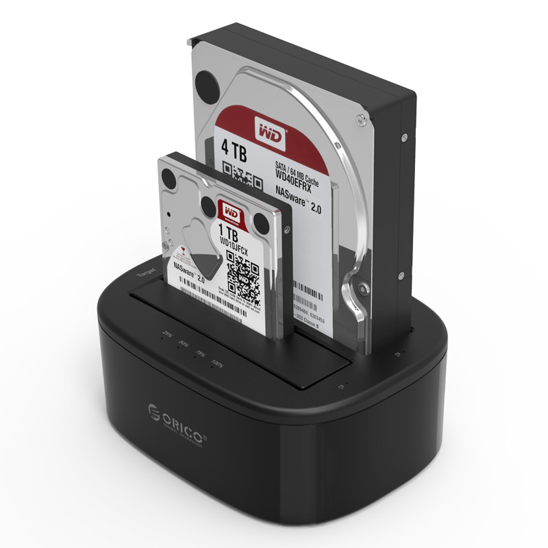 Докинг станция Orico 6228US3-C Storage HDD/SSD Dock 2 BAY Clone 2.5/3.5 USB3.0 