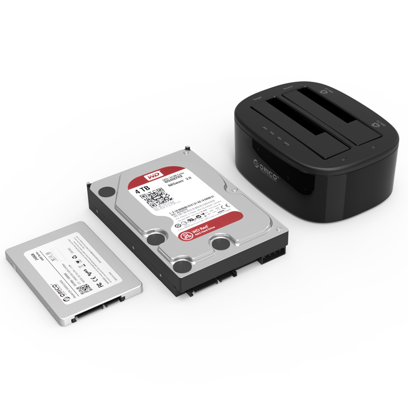 Докинг станция Orico 6228US3-C Storage HDD/SSD Dock 2 BAY Clone 2.5/3.5 USB3.0 