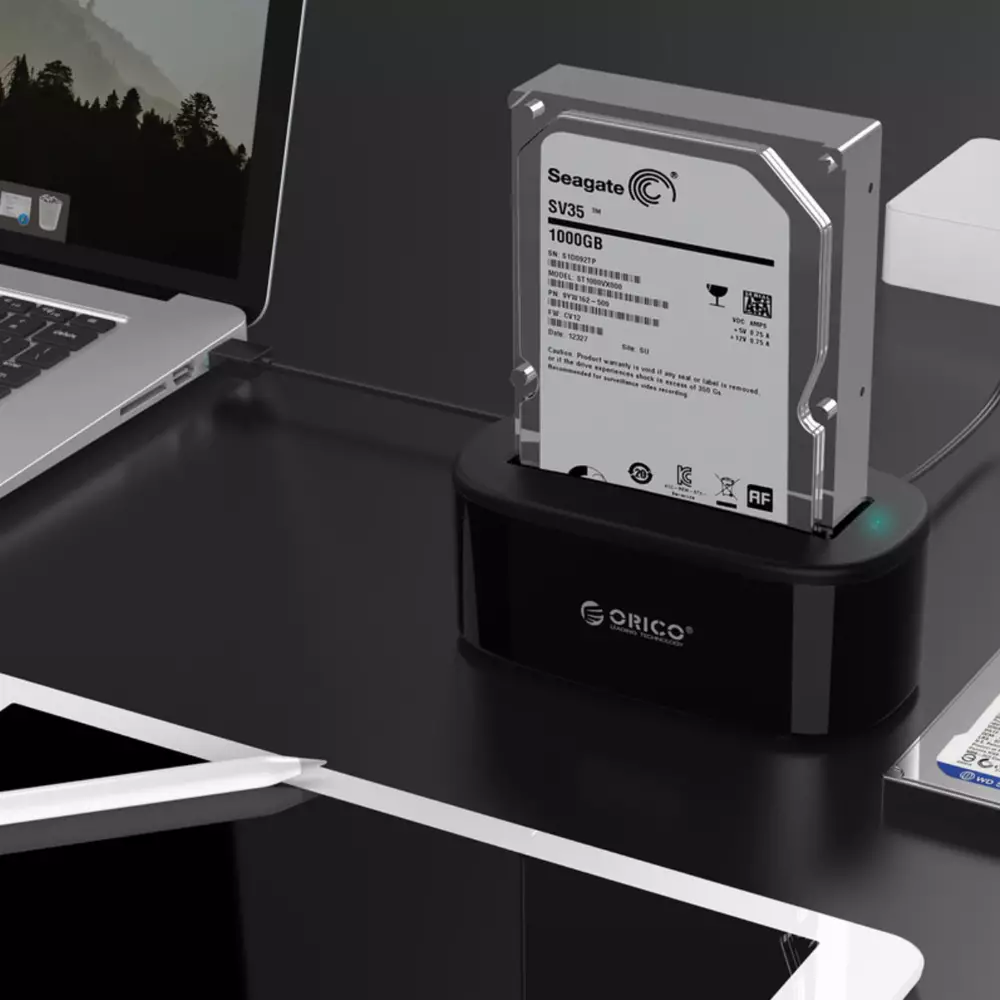Докинг станция Orico 6218US3 Storage HDD/SSD Dock 2.5 and 3.5 inch USB3.0