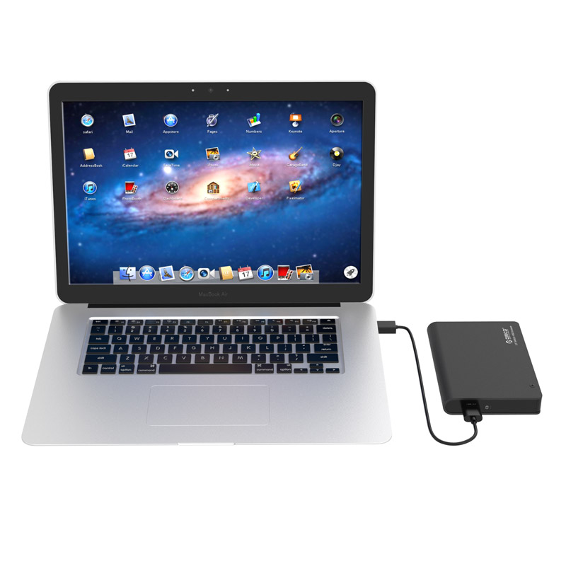 Външна кутия за диск Orico 2598S3 Storage Case 2.5 inch USB 3.0 black 