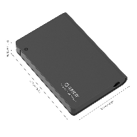Външна кутия за диск Orico 2598S3 Storage Case 2.5 inch USB 3.0 black 