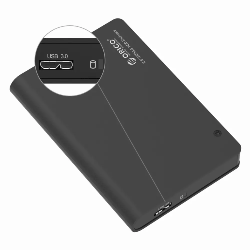 Външна кутия за диск Orico 2598S3 Storage Case 2.5 inch USB 3.0 black 